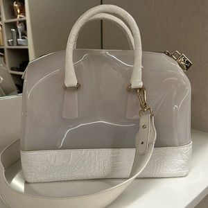 Furla, plastic jelly hand bag